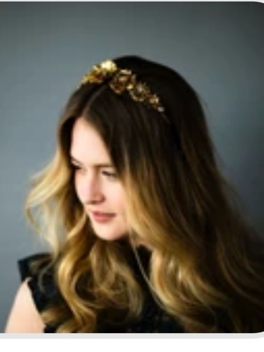 Elizabeth Cole Mimi Floral Headband PICTURES ADDED